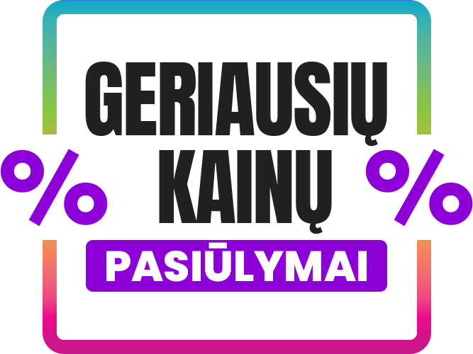 Geriausių kainų pasiūlymai